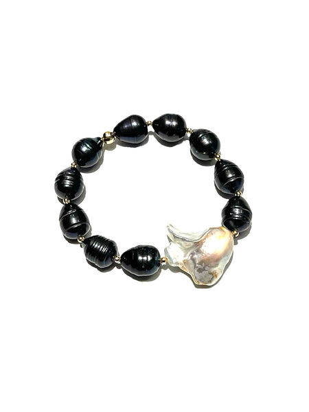 E-HC DESIGNS - Agate and Quartz Bracelet