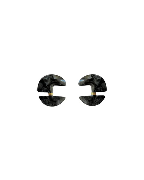 KOLIBRI COLLECTIVE - Cota Mini Earrings (Onyx)