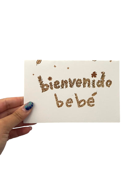 SAJORÍ - Bienvenido bebé - Greeting Card