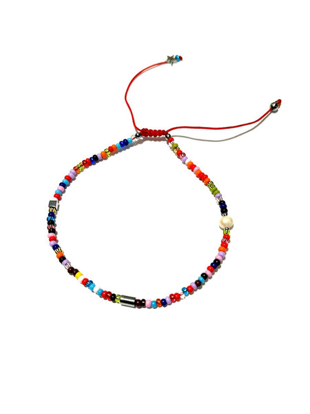 E-HC DESIGNS- Seed Beads Adjustable Anklet (more styles available)