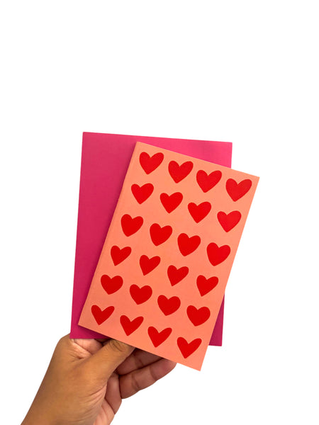 SAJORÍ - Corazones - Greeting Card