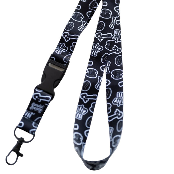 CANDID SOCIETY - Black Coffee Lanyard