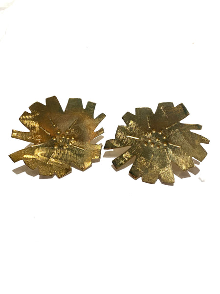 NIS Designs- Large Flower Earrings