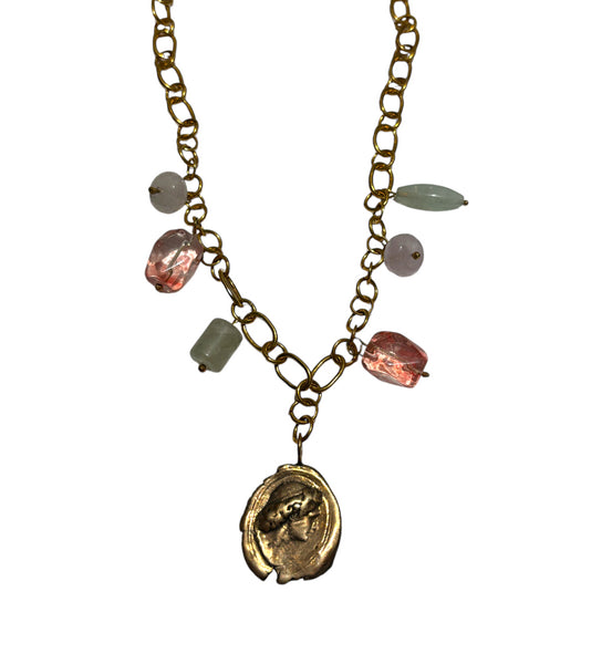 MONIQUE MICHELE- Greek Coin Necklace