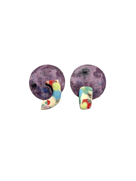 CONTRASTE- Paisaje Circle Earrings 2