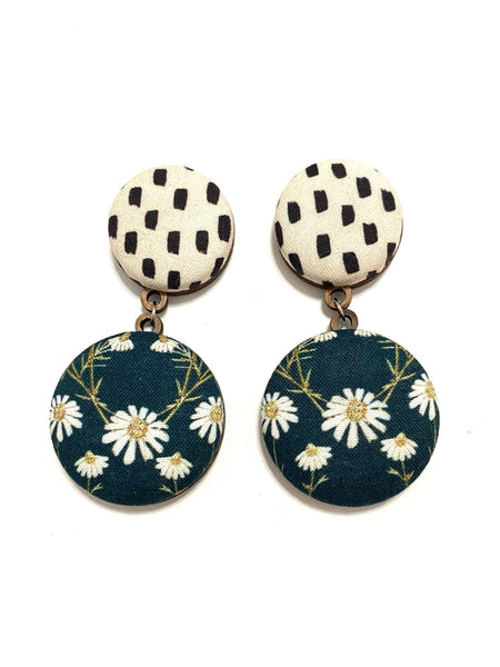 BOTÓN DE AZÚCAR - Double Earrings- Meadow