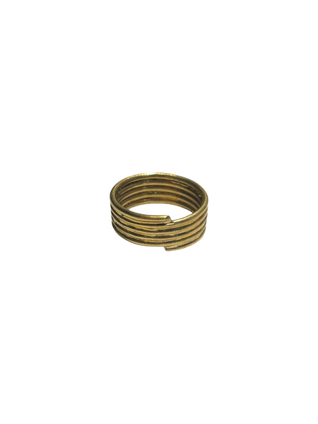 AVI- Spiral Ring - Brass