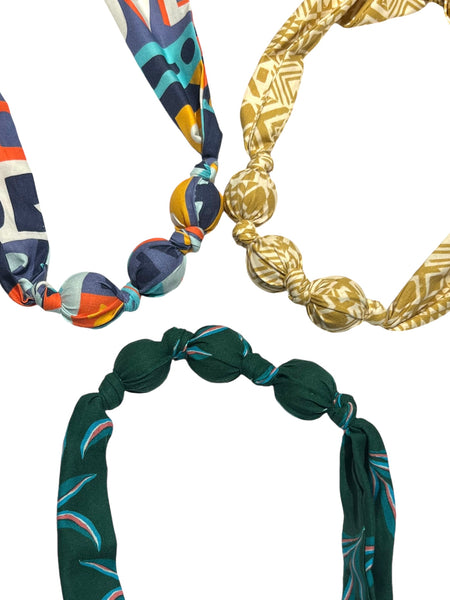 OMA DESIGNS- Fabric Necklaces