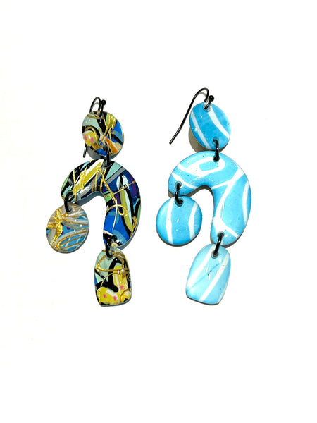 CAMBALACHE BY VIRGINIA NIN - Small Reversible Earrings - 04