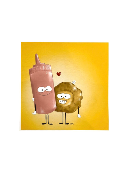 DORI LOZADA - Print 6x6 Tostón y Mayoketchup