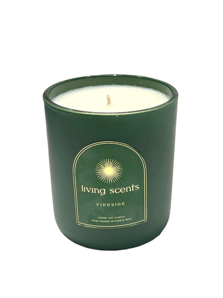 LIVING SCENTS - Fireside Candle - 13 oz.
