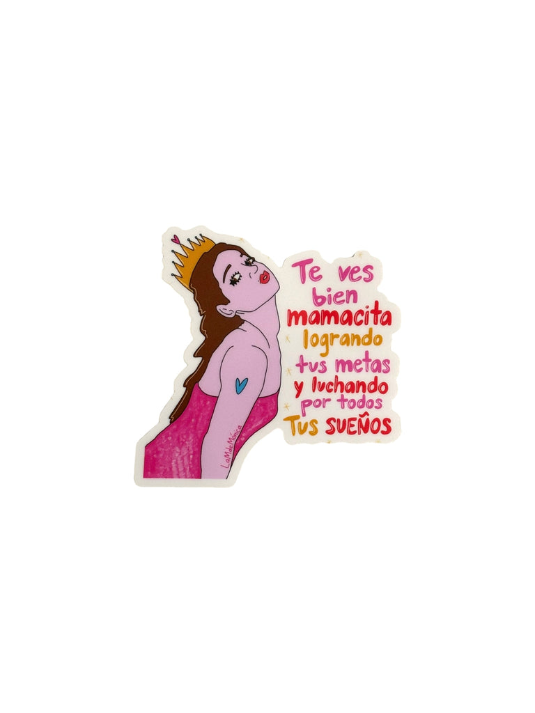 LA M DE MONICA - Bien Mamacita - Sticker