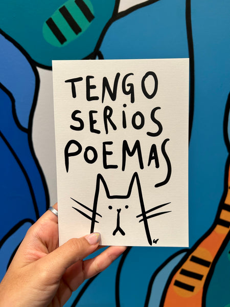 CONSUELO Y PUNTO - Art Print 5" x 7"- Tengo Serios Poemas