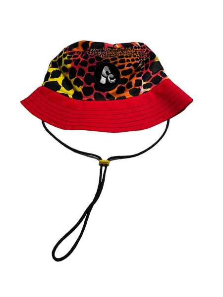 ASHLEEN CASTILLO - Bucket Hat - Red Leopard