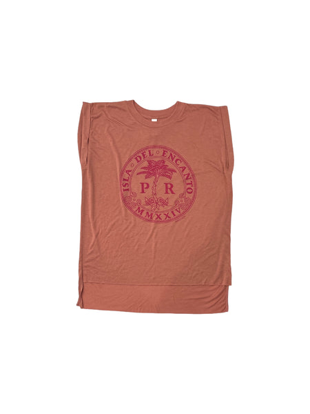 ANTICUADO - ISLA DEL ENCANTO - Pink T-Shirt