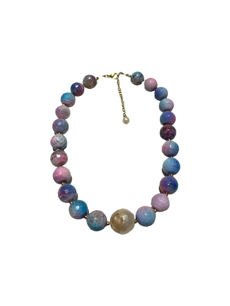 HC DESIGNS- Agate Bold Short Necklace (More Colors)