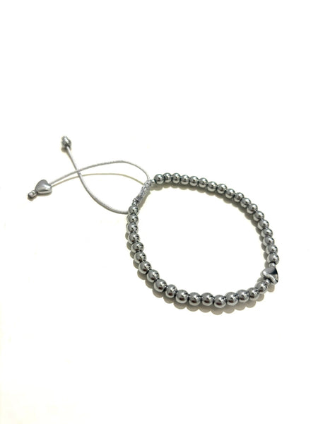 E-HC DESIGNS- Hematite Adjustable Bracelet