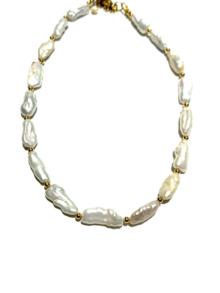 HC DESIGNS- Long Pearls Necklace