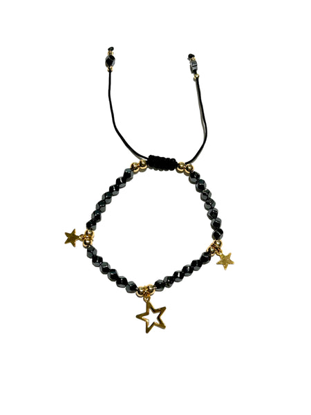 E-HC DESIGNS- Star Pendant Hematite Bracelets