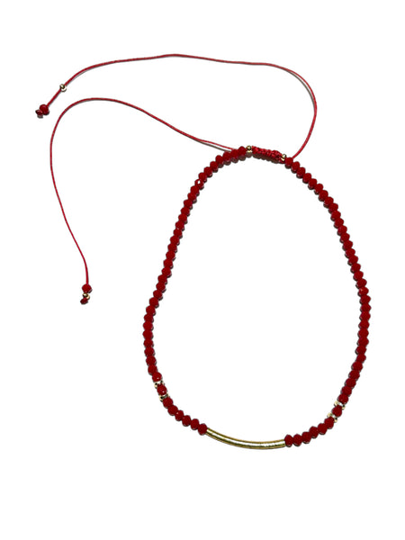 E-HC DESIGNS-  Curved Golden Tube Adjustable Chokers (more colors available)