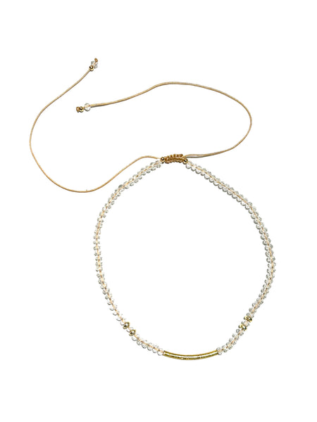 E-HC DESIGNS-  Curved Golden Tube Adjustable Chokers (more colors available)