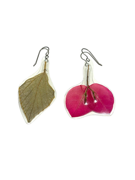 PUPA BY GIO - Floral Earrings - Short with hook