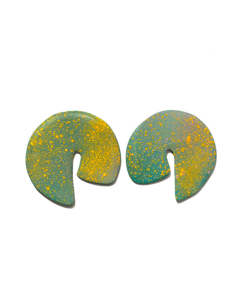 AMALGAMA ENTRE TRES- DECO Earrings - Crispy Lime
