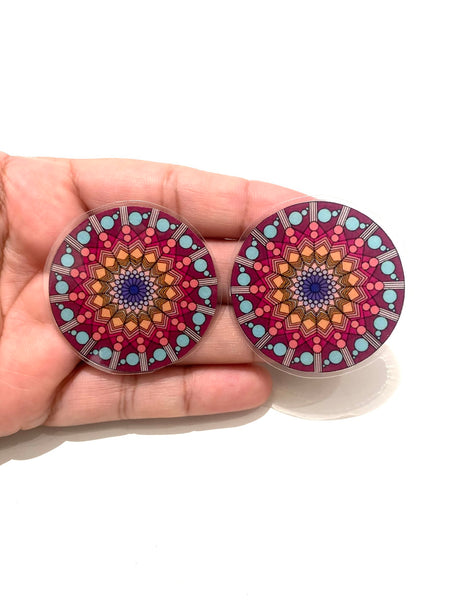 PÚRPURA- Mini Studs- Mandala