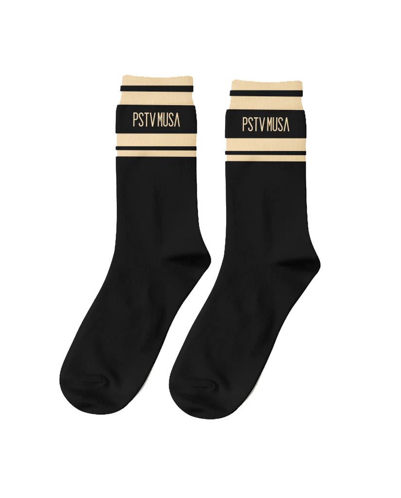 POSITIVE MUSA- PSTV MUSA SOCKS - Black