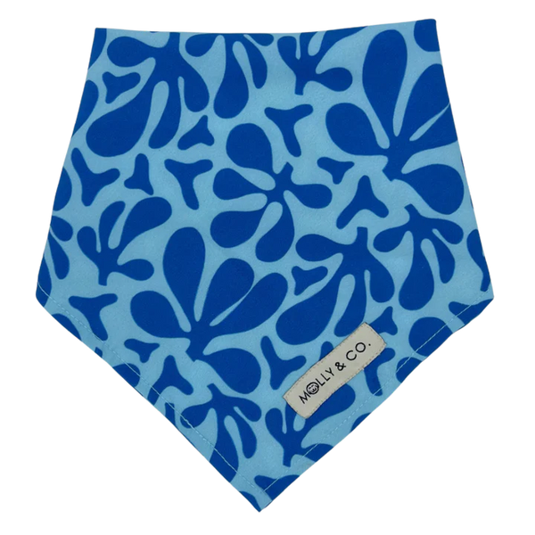 MOLLY & CO. - Dog Bandana- Blue Marina