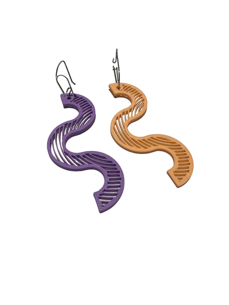 MENEO-  Wavy Earings (more colors available)