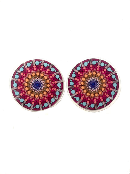 PÚRPURA- Mini Studs- Mandala