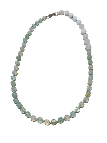 MONIQUE MICHELE - Two Tones Calcedonia Necklace