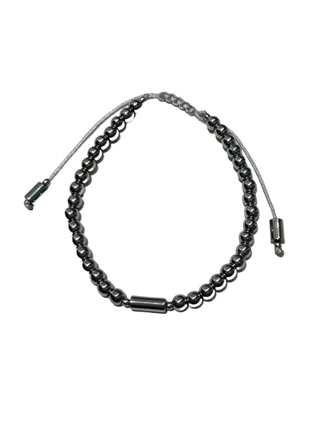 E-HC DESIGNS- Hematite Adjustable Bracelet