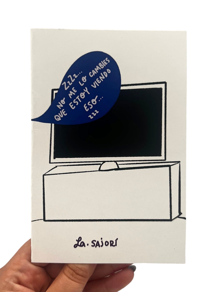 SAJORÍ - Viendo TV Greeting Card