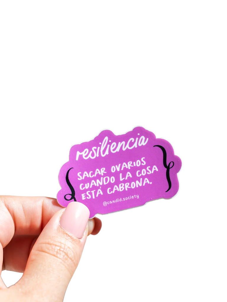 CANDID SOCIETY- Resiliencia Sticker