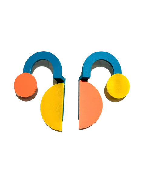 MENEO-  Mini Pau Earrings (more colors available)