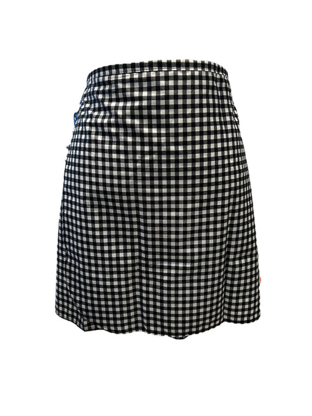 OMA DESIGNS- Gingham Wrappy Skirt