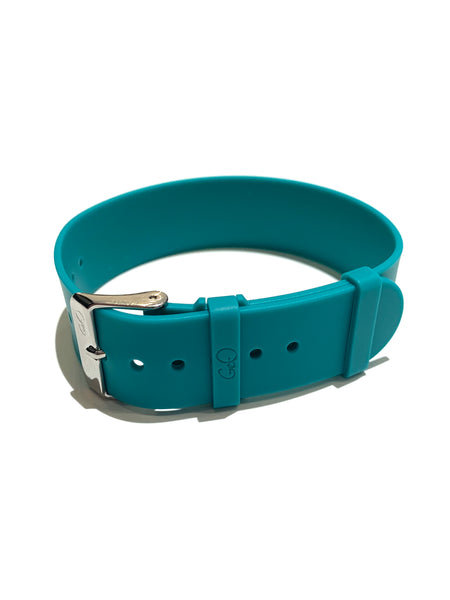 GEO- Silicone Watch Strap - Turquesa del Mar (different finishes available)