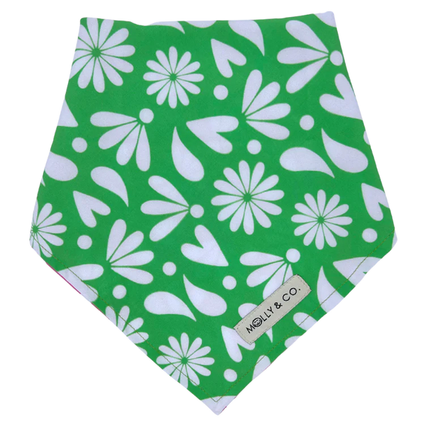 MOLLY & CO. - Reversible Dog Bandana- Petals