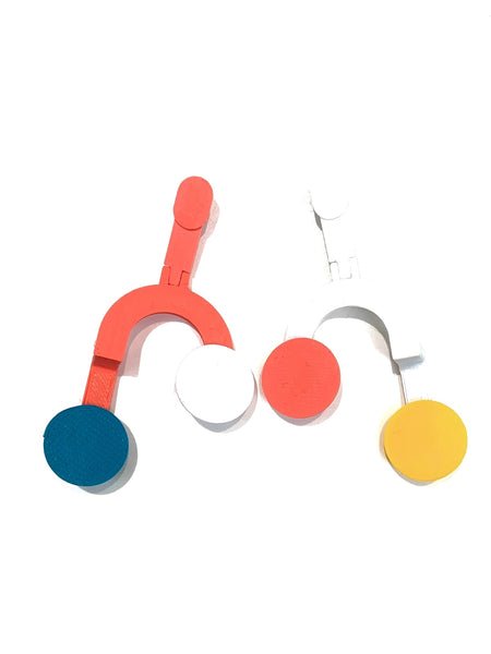 MENEO-  Mini Karo Earrings (more colors available)