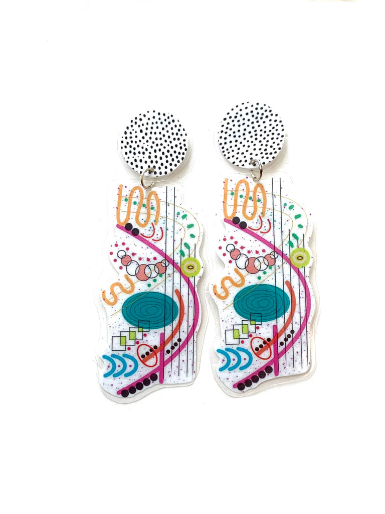 PÚRPURA -Abstract World Earrings