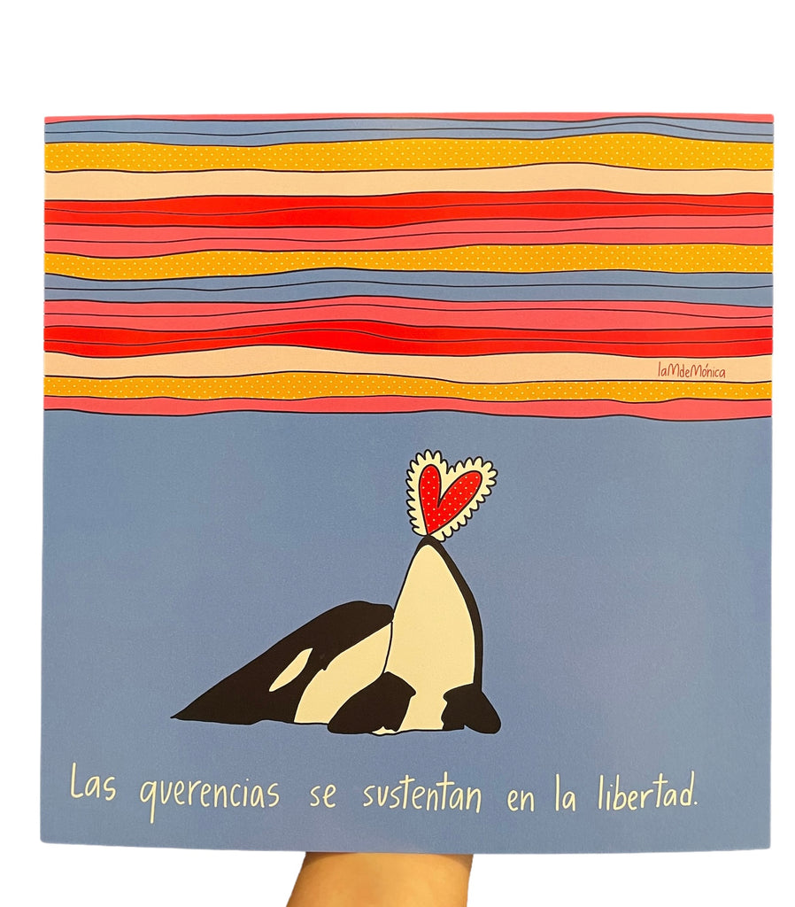 LA M DE MONICA - Las Querencias - 10"x10" Art Print