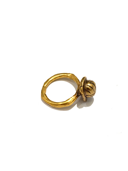 MONIQUE MICHELE- Bronze Ancient Beetle Ring