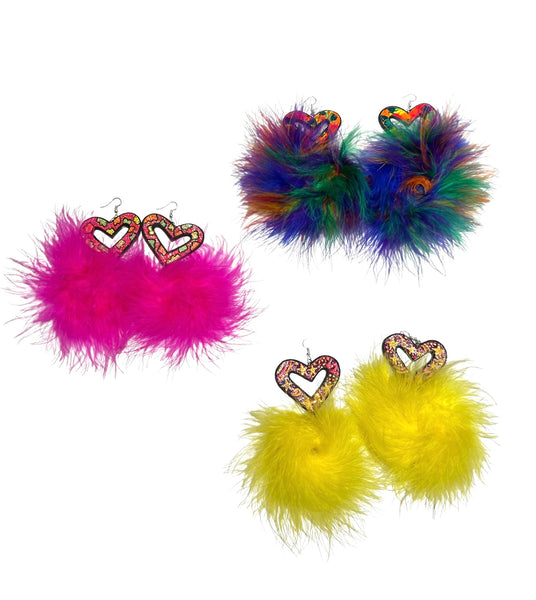 AMARTE DURAN - Burlesque Hearts Earrings