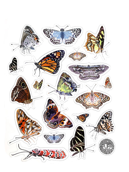 PUPA BY GIO- Butterfly Sticker Sheet