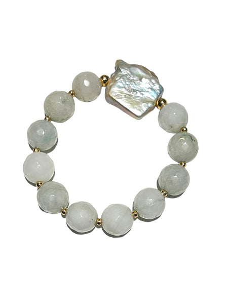 E-HC DESIGNS - Agate and Quartz Bracelet