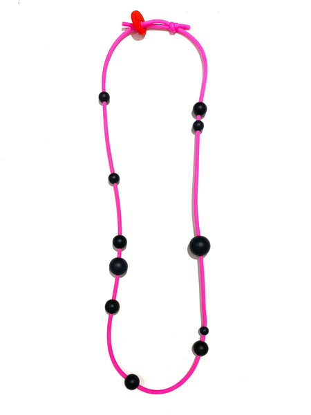 KNOT PREDICTABLE- Geo Spheres Neon Large Necklace (SOLD INDIVIDUALLY)