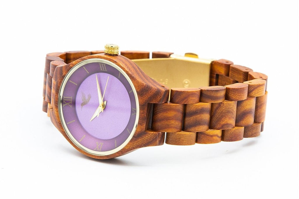 HERNY'S WOOD- Watches- Ocell- Golden Rosewood