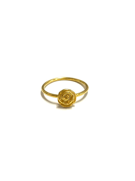 MONIQUE MICHELE- 24k Vermeil Pattern Rings